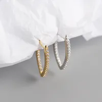 Geometric Fashion 925 Sterling Silver Gem Plating Earrings main image 3
