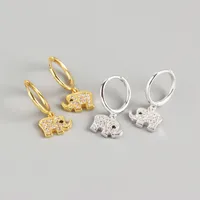 Animal Moda Plata De Ley 925 Joya Enchapado Pendientes main image 1