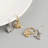 Animal Moda Plata De Ley 925 Joya Enchapado Pendientes main image 4