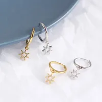 Star Fashion Gem Plating Earrings main image 3
