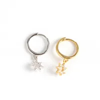 Estrella Moda Joya Enchapado Pendientes main image 2