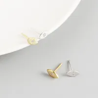 Geometric Fashion Gem Plating Earrings Ear Studs main image 4