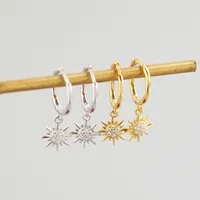 Geométrico Moda Plata De Ley 925 Joya Enchapado Pendientes main image 5