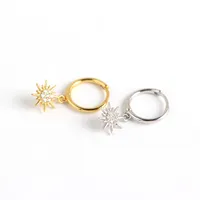 Geometric Fashion 925 Sterling Silver Gem Plating Earrings main image 2