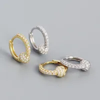 Geometric Fashion 925 Sterling Silver Gem Plating Earrings main image 1