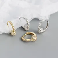 Geométrico Moda Plata De Ley 925 Joya Enchapado Pendientes main image 3