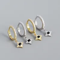 Geometric Fashion Gem Plating Earrings main image 5
