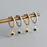 Geometric Fashion Gem Plating Earrings main image 4
