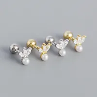 Geometric Fashion Gem Plating Earrings Ear Studs main image 4