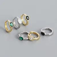 Géométrique Mode Gemme Placage Des Boucles D'Oreilles main image 5