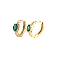 Geometric Fashion Gem Plating Earrings main image 2