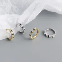 Geometric Fashion Gem Plating Earrings main image 3