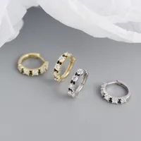 Geometric Fashion Gem Plating Earrings main image 4