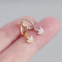 Geometric Fashion 925 Sterling Silver Gem Plating Earrings main image 4