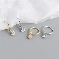 Geométrico Moda Plata De Ley 925 Joya Enchapado Pendientes main image 3