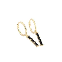 Geometric Fashion 925 Sterling Silver Gem Plating Earrings main image 5