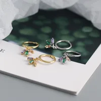 Geometric Fashion 925 Sterling Silver Gem Plating Earrings main image 3