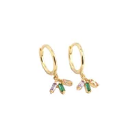 Geometric Fashion 925 Sterling Silver Gem Plating Earrings main image 1