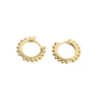 Géométrique Mode Argent Sterling 925 Pas D'Incrustation Placage Des Boucles D'Oreilles main image 5