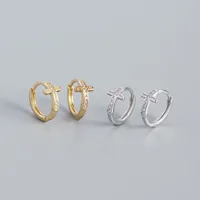 Cross Fashion Gem Plating Earrings main image 5