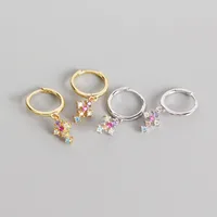 Cross Fashion Gem Plating Earrings Ear Studs main image 5