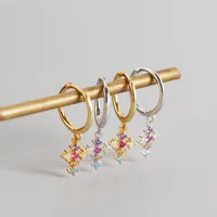 Cross Fashion Gem Plating Earrings Ear Studs main image 4