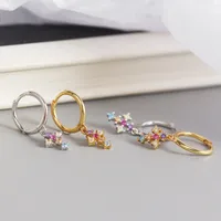 Cross Fashion Gem Plating Earrings Ear Studs main image 3