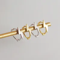 Foudre Décontractée Style Simple Commuer Argent Sterling 925 Pas D'Incrustation Placage Des Boucles D'Oreilles Boucles D'Oreilles main image 2