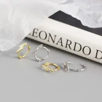 Foudre Décontractée Style Simple Commuer Argent Sterling 925 Pas D'Incrustation Placage Des Boucles D'Oreilles Boucles D'Oreilles main image 4