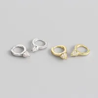 Geometric Fashion Gem Plating Earrings Ear Studs main image 5