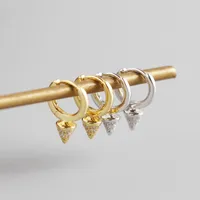 Geometric Fashion Gem Plating Earrings Ear Studs main image 4