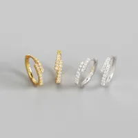 Geometric Casual Classical Commute 925 Sterling Silver Gem Plating Earrings Ear Studs main image 1