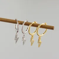 Geométrico Moda Plata De Ley 925 Joya Enchapado Pendientes Pendientes main image 4