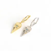Geometric Fashion 925 Sterling Silver Gem Plating Earrings main image 5