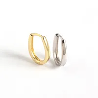 Geometric Simple Style 925 Sterling Silver No Inlaid Plating Earrings main image 1