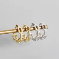 Mode Gemme Placage Des Boucles D'Oreilles main image 4