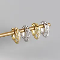 Geometric Fashion Gem Plating Earrings main image 4