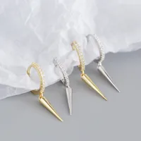 Geometric Fashion Gem Plating Earrings main image 4
