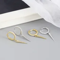 Géométrique Mode Gemme Placage Des Boucles D'Oreilles main image 3