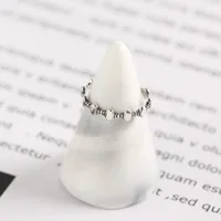 Estilo Moderno Plata De Ley 925 Geométrico Sin Incrustaciones Mujeres Anillos Abiertos main image 3
