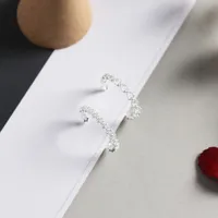 Geometric Cute Pastoral 925 Sterling Silver No Inlaid Plating Rings main image 3