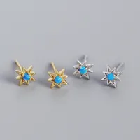 Star Fashion Gem Plating Earrings Ear Studs main image 5