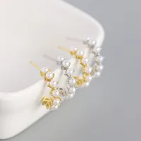 Geometric Fashion Gem Plating Earrings main image 3