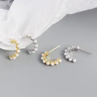 Geometric Fashion Gem Plating Earrings main image 4