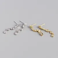 Geometric Fashion 925 Sterling Silver No Inlaid Plating Earrings main image 1