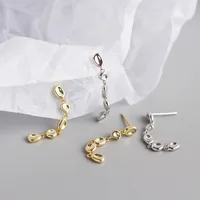 Geometric Fashion 925 Sterling Silver No Inlaid Plating Earrings main image 2