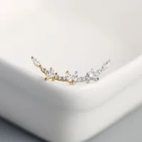 Geometric Fashion Gem Plating Earrings Ear Studs main image 4