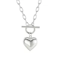 Heart Casual Luxurious Korean Style 925 Sterling Silver Pendant Necklace Wholesale main image 5