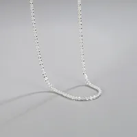 Geometric Casual Luxurious Korean Style 925 Sterling Silver Long Necklace Necklace Choker Wholesale main image 4