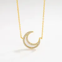 Geometric Casual Modern Style Simple Style 925 Sterling Silver Pendant Necklace Long Necklace Necklace Wholesale main image 1